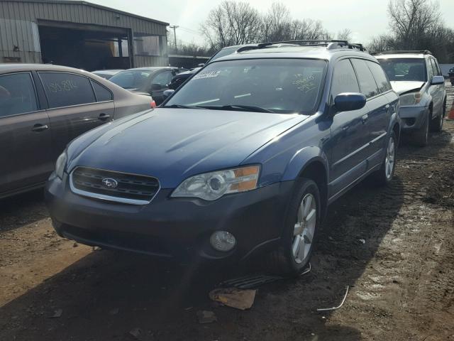 4S4BP62C477324337 - 2007 SUBARU LEGACY OUT BLUE photo 2