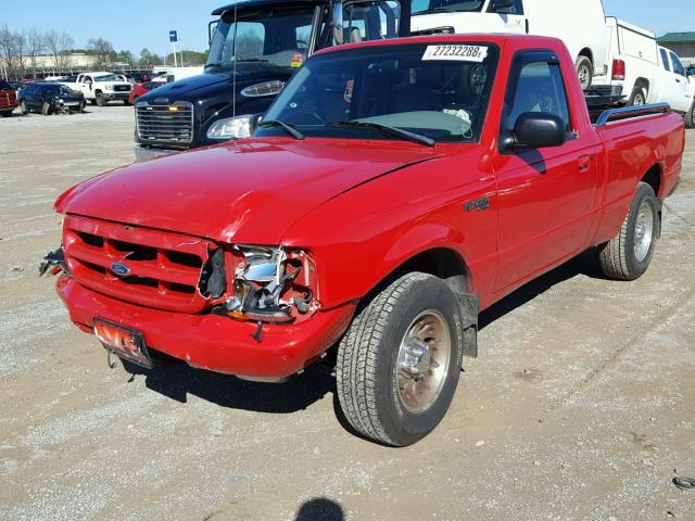 1FTYR10V8XPA51628 - 1999 FORD RANGER RED photo 2