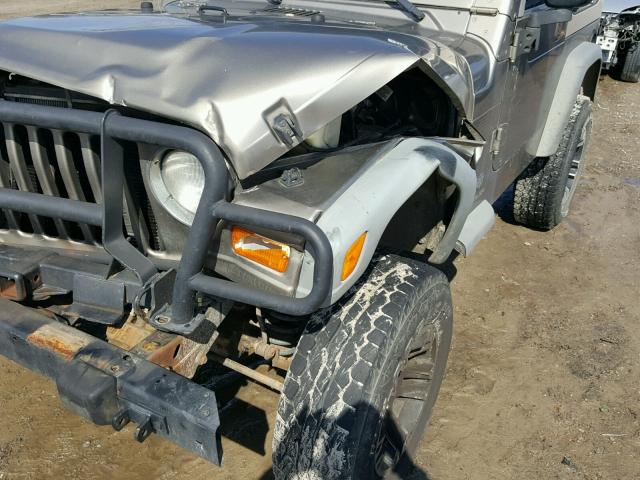 1J4FA39S63P316229 - 2003 JEEP WRANGLER C TAN photo 9