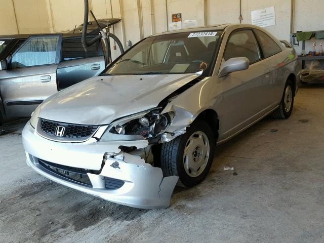 1HGEM229X4L023017 - 2004 HONDA CIVIC EX SILVER photo 2