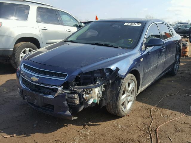 1G1ZH57BX84160615 - 2008 CHEVROLET MALIBU 1LT 蓝色 照片 2