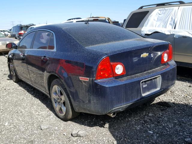 1G1ZH57BX84160615 - 2008 CHEVROLET MALIBU 1LT BLUE photo 3