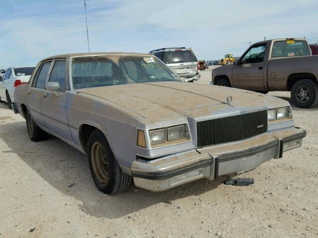 1G4AP69Y0E8407686 - 1984 BUICK LESABRE LI BLUE photo 1