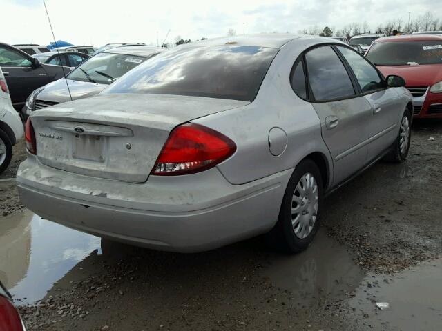 1FAFP53U25A281453 - 2005 FORD TAURUS SE SILVER photo 4