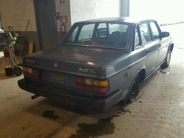 YV1AX8847H3230788 - 1987 VOLVO 244 DL BLUE photo 4