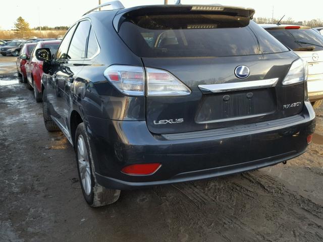 JTJBC1BA4A2007760 - 2010 LEXUS RX 450 GRAY photo 3