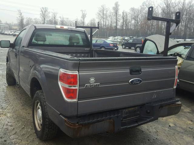 1FTMF1CW0AKC54495 - 2010 FORD F150 GRAY photo 3