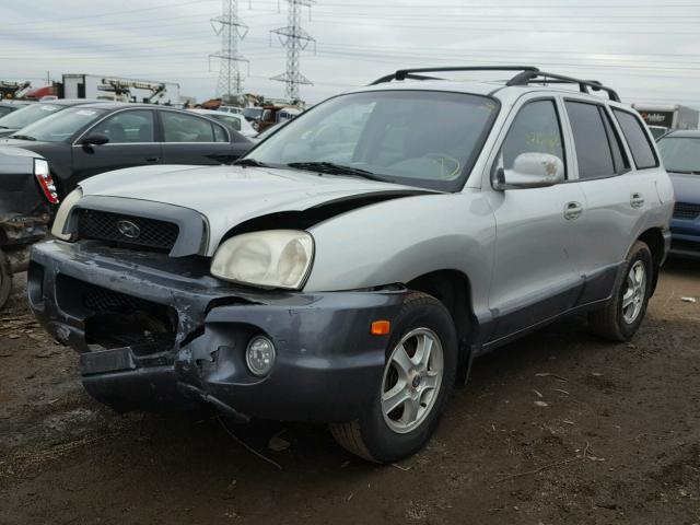 KM8SC73DX2U237416 - 2002 HYUNDAI SANTA FE G SILVER photo 2