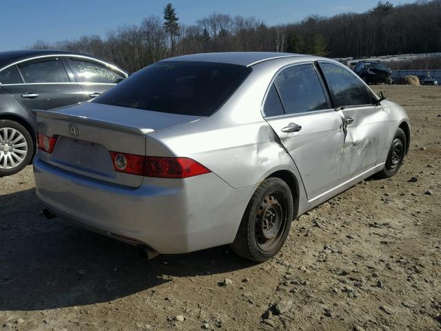 JH4CL96884C006671 - 2004 ACURA TSX GRAY photo 4