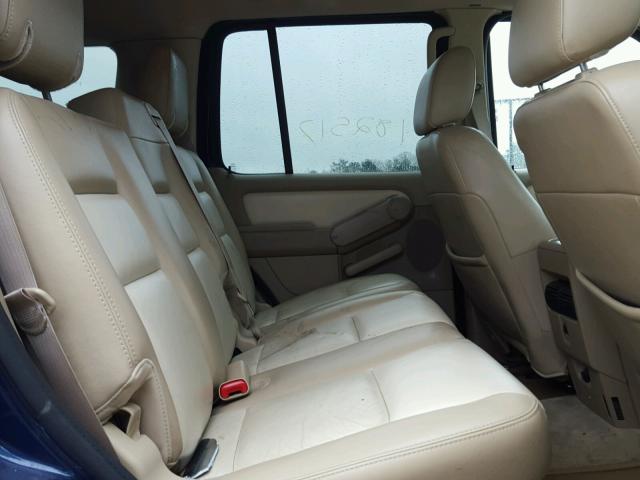 1FMEU64E37UA89564 - 2007 FORD EXPLORER E BLUE photo 6