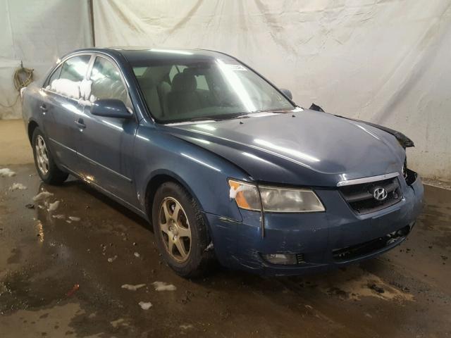 5NPEU46F86H028329 - 2006 HYUNDAI SONATA GLS BLUE photo 1