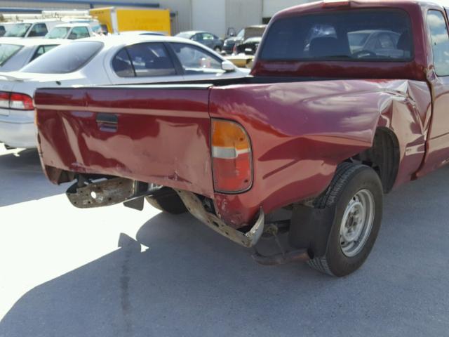 4TAVL52N8WZ014120 - 1998 TOYOTA TACOMA XTR BURGUNDY photo 9