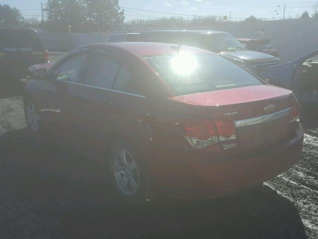 1G1PC5SB3E7110551 - 2014 CHEVROLET CRUZE LT RED photo 3