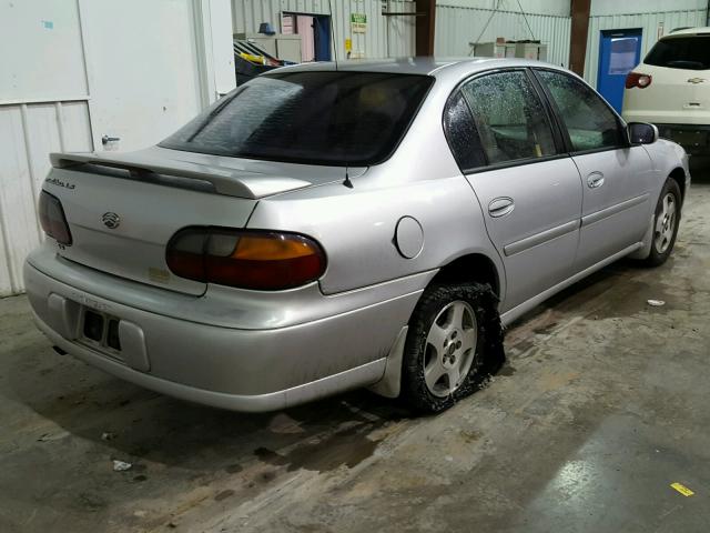 1G1NE52J82M593864 - 2002 CHEVROLET MALIBU LS SILVER photo 4