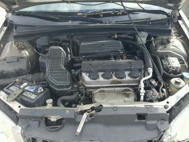 2HGES26715H541627 - 2005 HONDA CIVIC EX ოქროსფერი ფოტო 7