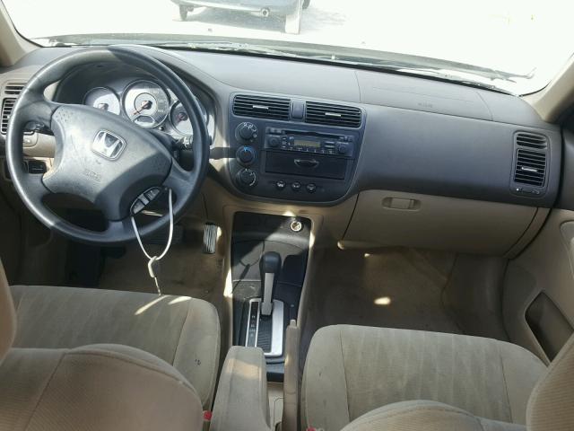 2HGES26715H541627 - 2005 HONDA CIVIC EX ოქროსფერი ფოტო 9