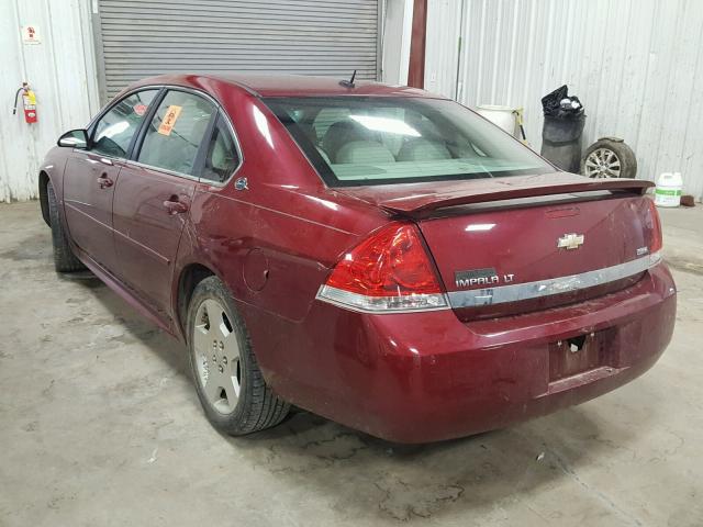 2G1WV58K881251694 - 2008 CHEVROLET IMPALA 50T RED photo 3