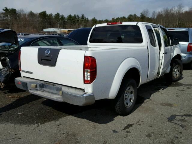 1N6BD0CT9AC440749 - 2010 NISSAN FRONTIER K WHITE photo 4