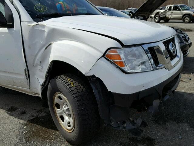 1N6BD0CT9AC440749 - 2010 NISSAN FRONTIER K WHITE photo 9