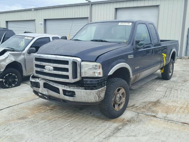 1FTSX21P95EB67611 - 2005 FORD F250 SUPER BLUE photo 2