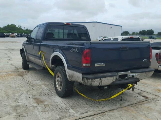 1FTSX21P95EB67611 - 2005 FORD F250 SUPER BLUE photo 3