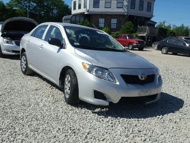 JTDBL40E39J036727 - 2009 TOYOTA COROLLA BA SILVER photo 1