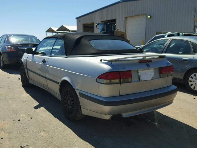 YS3DF78K8Y7015579 - 2000 SAAB 9-3 SE SILVER photo 3