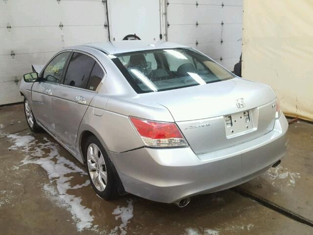 1HGCP36869A014453 - 2009 HONDA ACCORD EXL SILVER photo 3