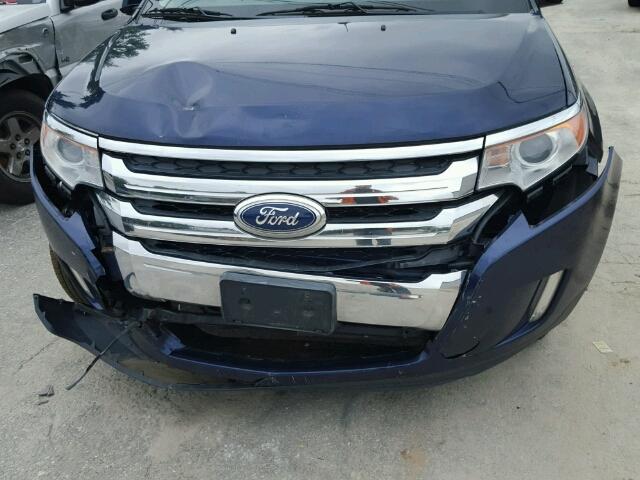 2FMDK4JC0BBA76696 - 2011 FORD EDGE SEL PURPLE photo 9