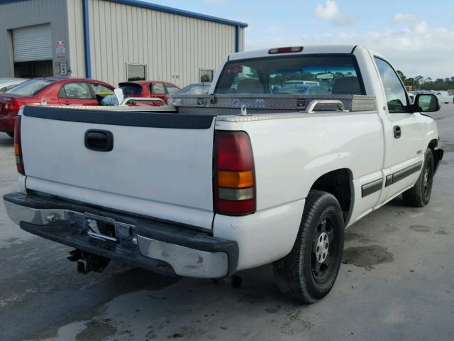 1GCEC14V8XZ176311 - 1999 CHEVROLET SILVERADO WHITE photo 4