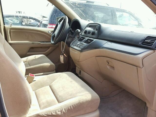 5FNRL384X6B428417 - 2006 HONDA ODYSSEY EX GOLD photo 5