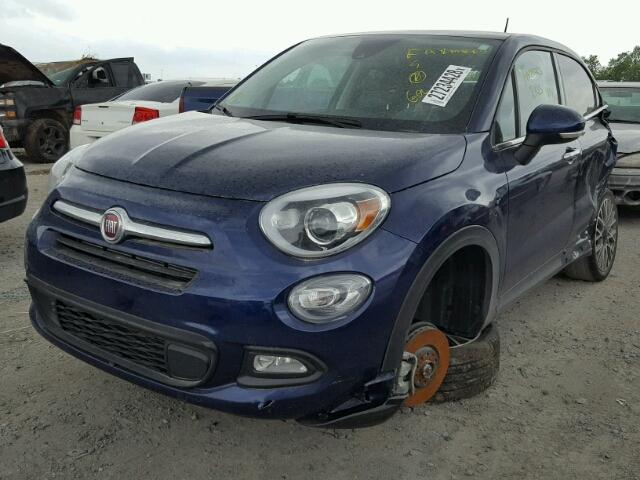 ZFBCFXDB0HP588469 - 2017 FIAT 500X LOUNG BLUE photo 2