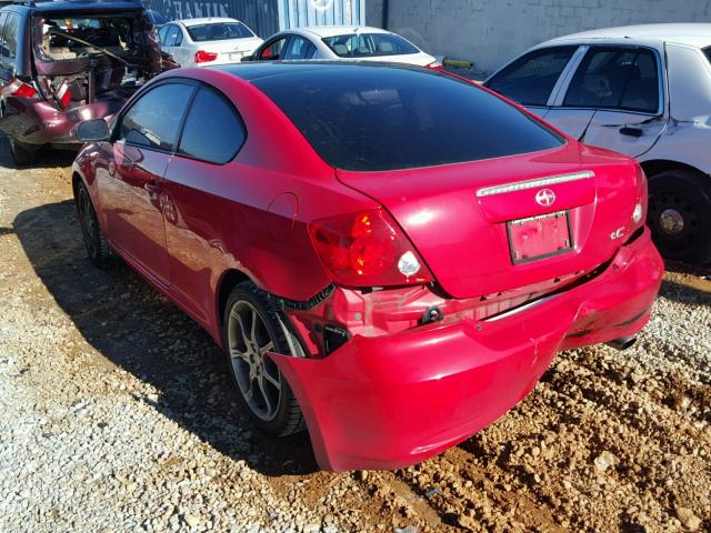 JTKDE177X50061111 - 2005 TOYOTA SCION TC 红色 照片 3