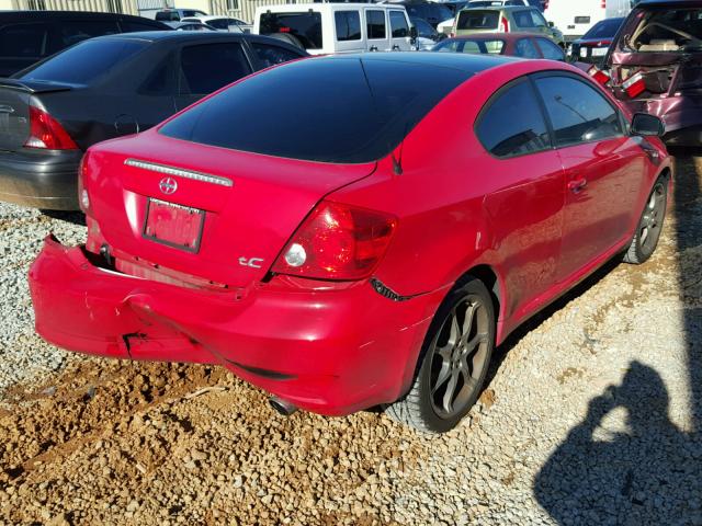 JTKDE177X50061111 - 2005 TOYOTA SCION TC 红色 照片 4