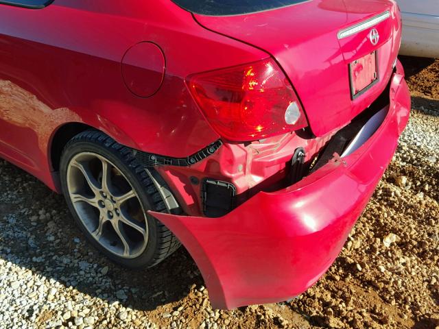 JTKDE177X50061111 - 2005 TOYOTA SCION TC 红色 照片 9