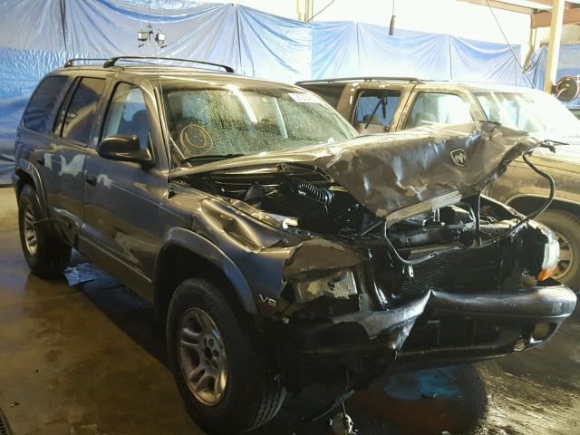 1D4HR48Z33F501388 - 2003 DODGE DURANGO SL GRAY photo 1