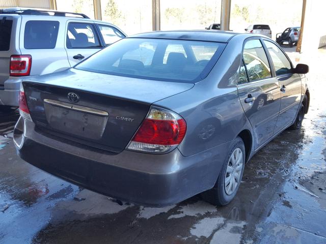 4T1BE32K25U970504 - 2005 TOYOTA CAMRY LE GRAY photo 4