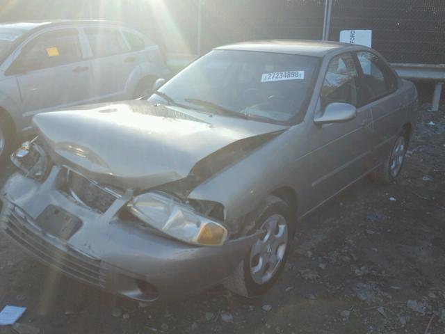 3N1CB51D33L814689 - 2003 NISSAN SENTRA XE CREAM photo 2