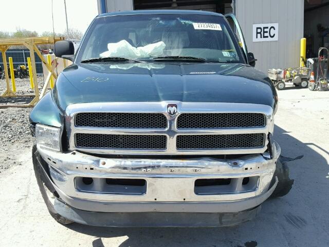 1B7HF13Y8XJ605686 - 1999 DODGE RAM 1500 GREEN photo 9