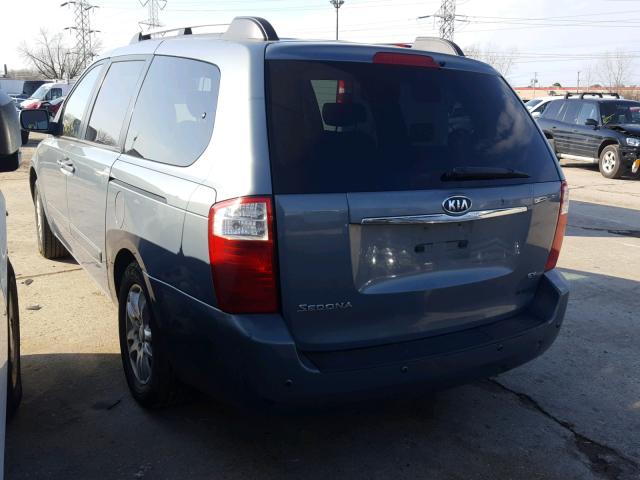 KNDMB233186207955 - 2008 KIA SEDONA EX GRAY photo 3