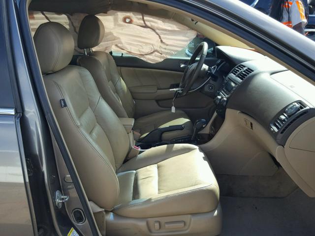 1HGCM66576A064256 - 2006 HONDA ACCORD EX GRAY photo 5