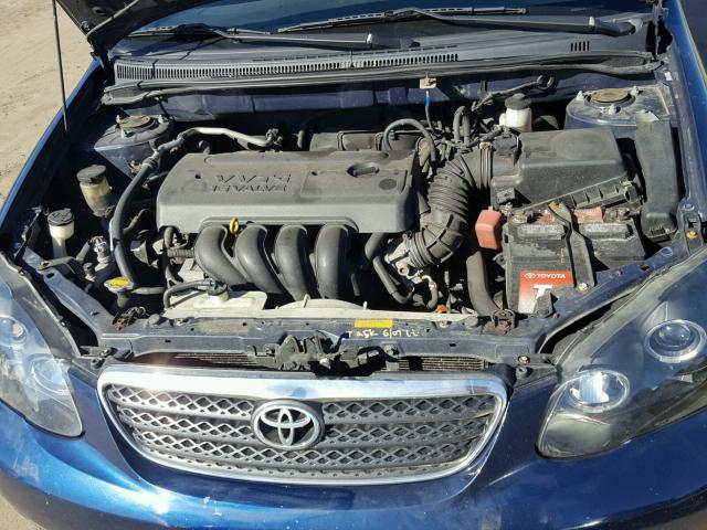 2T1BR32E06C600444 - 2006 TOYOTA COROLLA CE BLUE photo 7