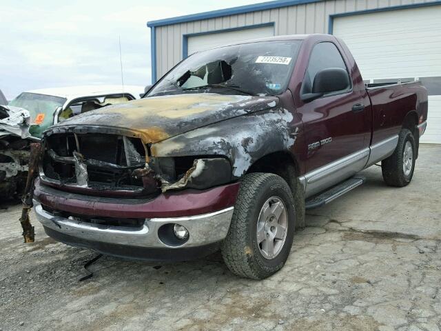 1D7HU16Z23J541624 - 2003 DODGE RAM 1500 S MAROON photo 2