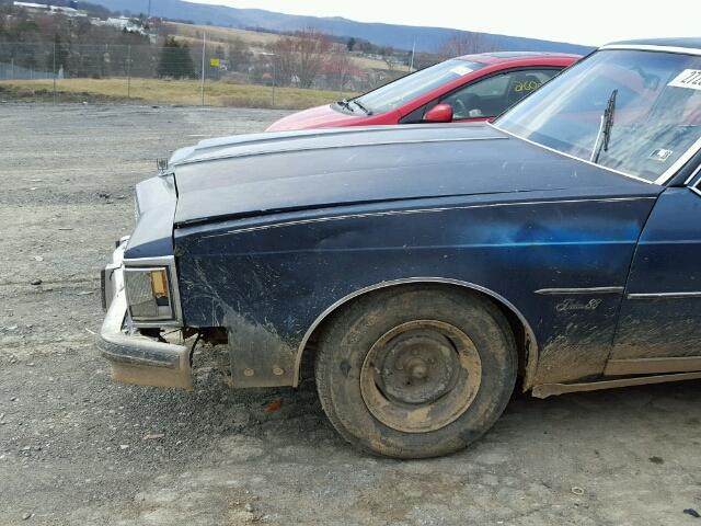 1G3AN69Y9CM313742 - 1982 OLDSMOBILE DELTA 88 R BLUE photo 9