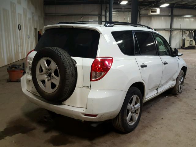 JTMBK33V166003961 - 2006 TOYOTA RAV4 WHITE photo 4