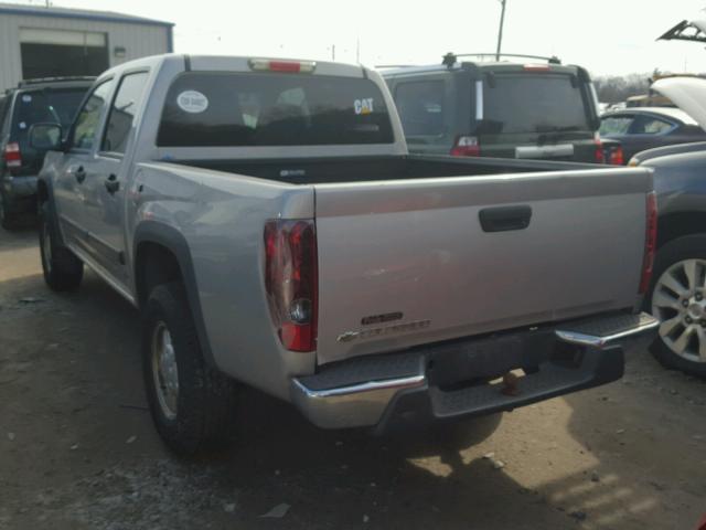 1GCDT136168118034 - 2006 CHEVROLET COLORADO GRAY photo 3