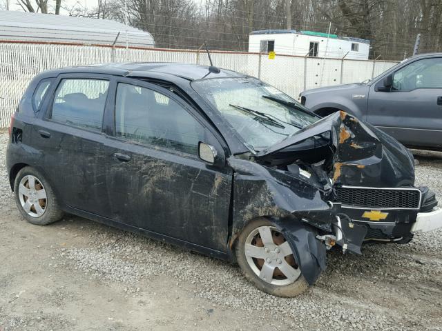 KL1TD6DE4AB127714 - 2010 CHEVROLET AVEO LS BLACK photo 1