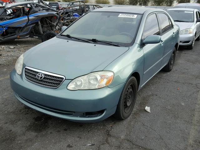 1NXBR32E26Z573990 - 2006 TOYOTA COROLLA CE TURQUOISE photo 2