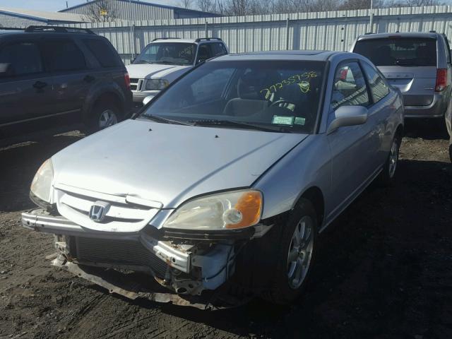 1HGEM21923L074897 - 2003 HONDA CIVIC EX SILVER photo 2