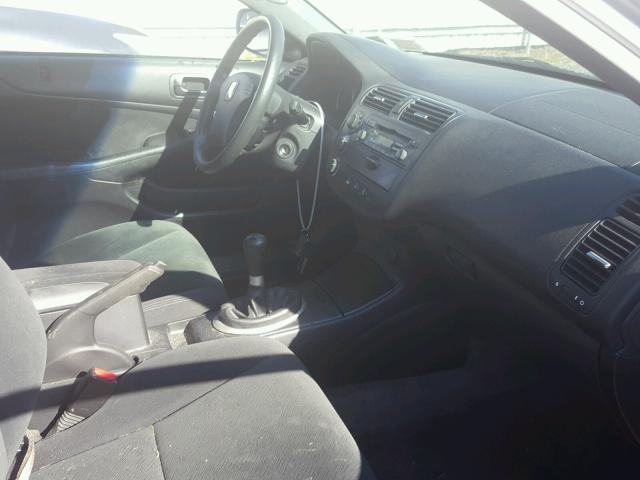 1HGEM21923L074897 - 2003 HONDA CIVIC EX ვერცხლისფერი ფოტო 5